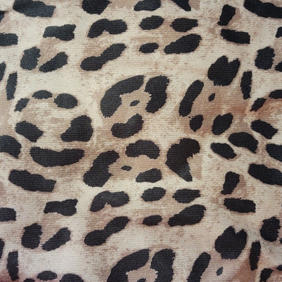 NWOT Lightweight Cozy Pocket Cardigan LeopardCreme - Picture 3 of 7